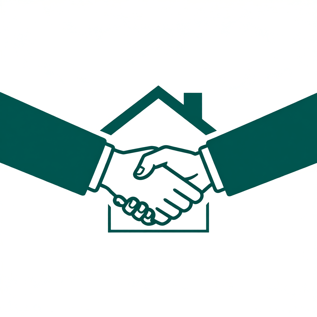 Shaking hands to finalize a fair agreement.